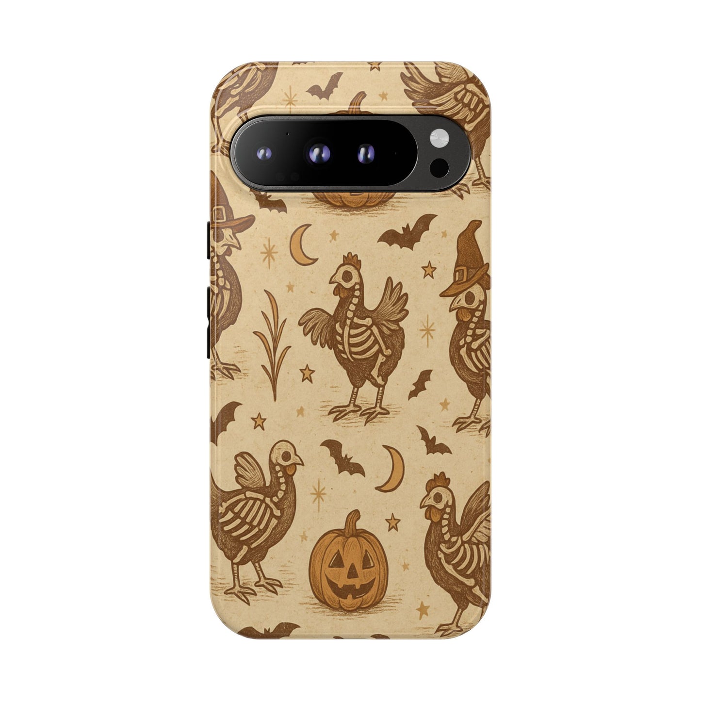 Rustic Skeleton Chickens Tough Phone Case