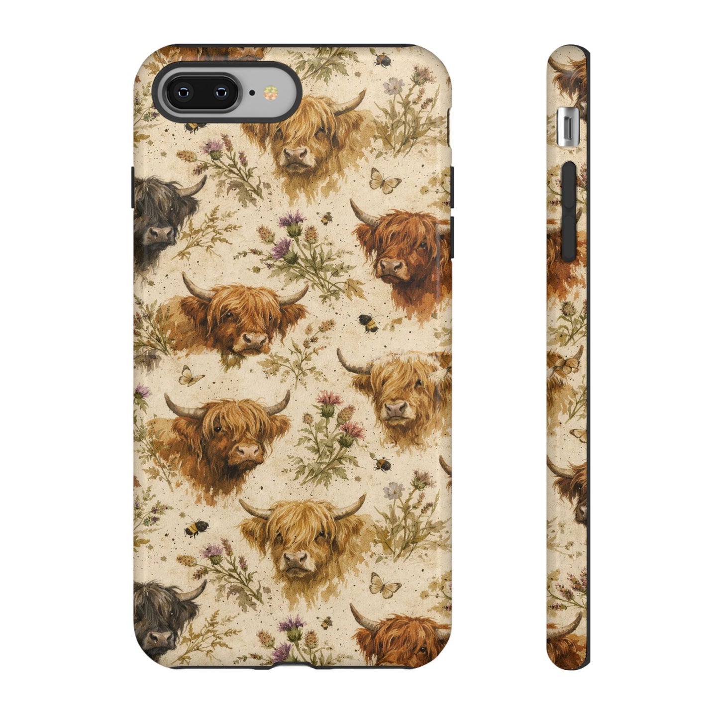 Cottage Core Highland Cows Tough Case
