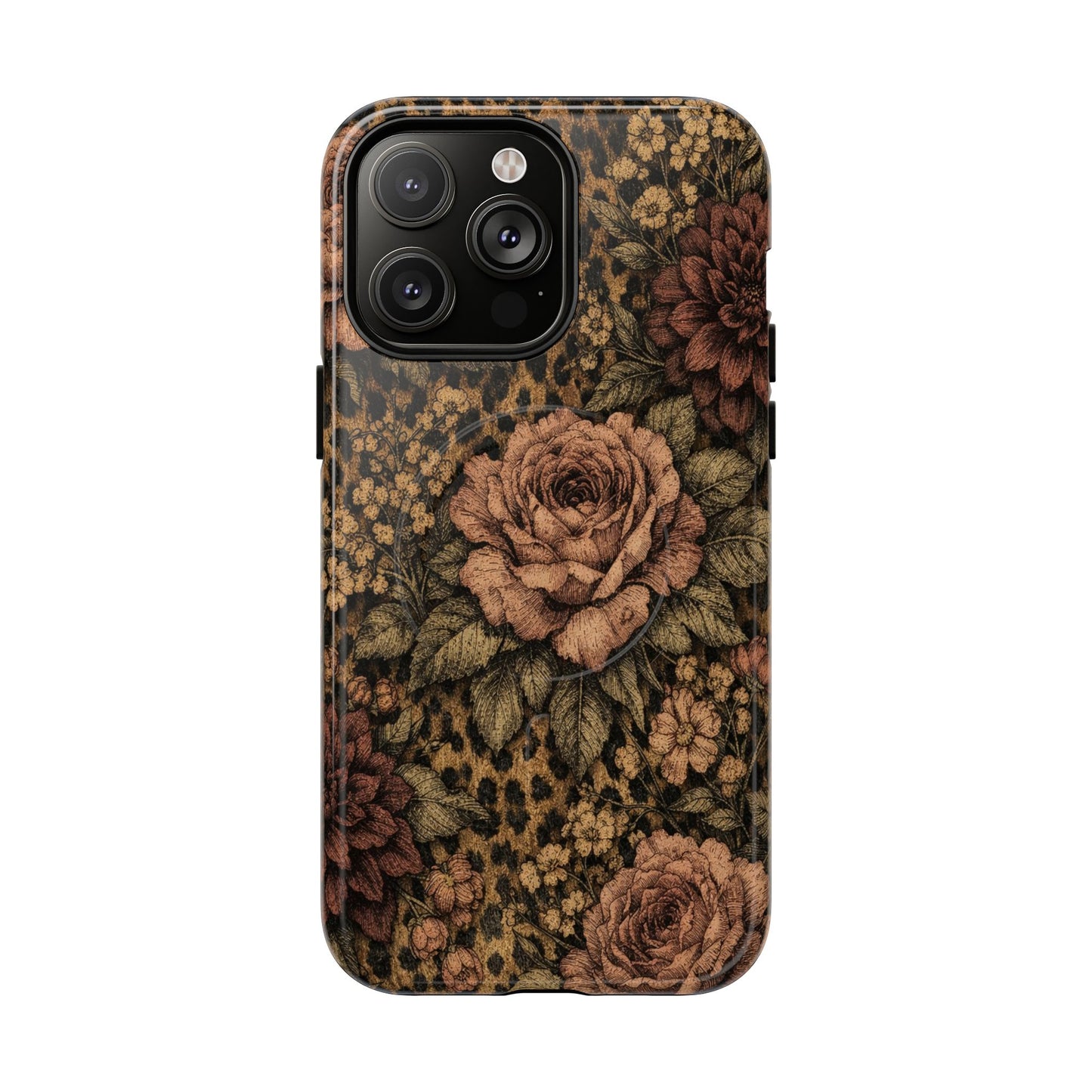 Leopard Bloom Magnetic Case