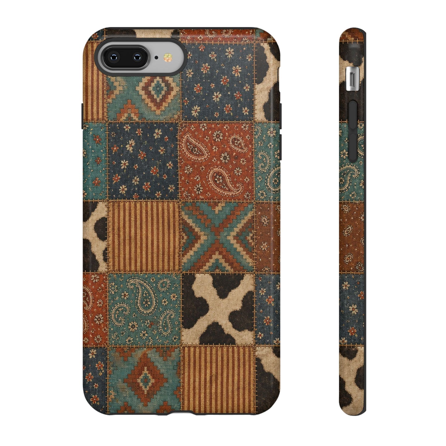 Turquoise Patchwork Tough Case