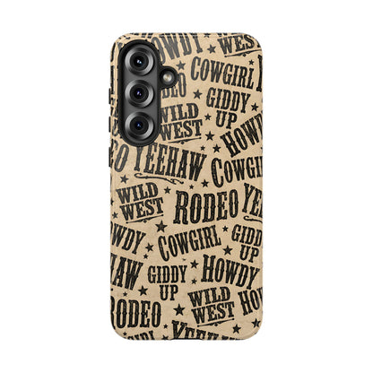Cowgirl Slang Tough Case