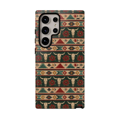 Skull Blanket Stripe Tough Case