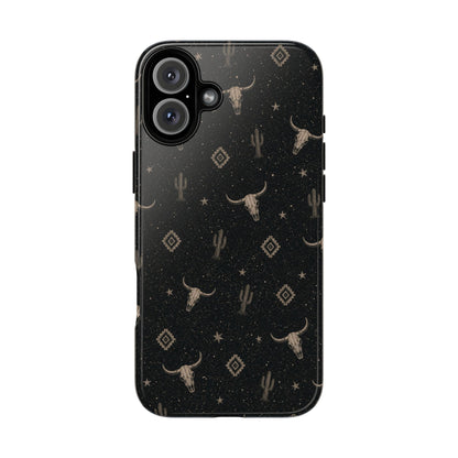 Midnight Longhorn Tough Case