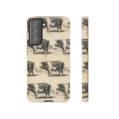 Vintage Pigs Tough Case
