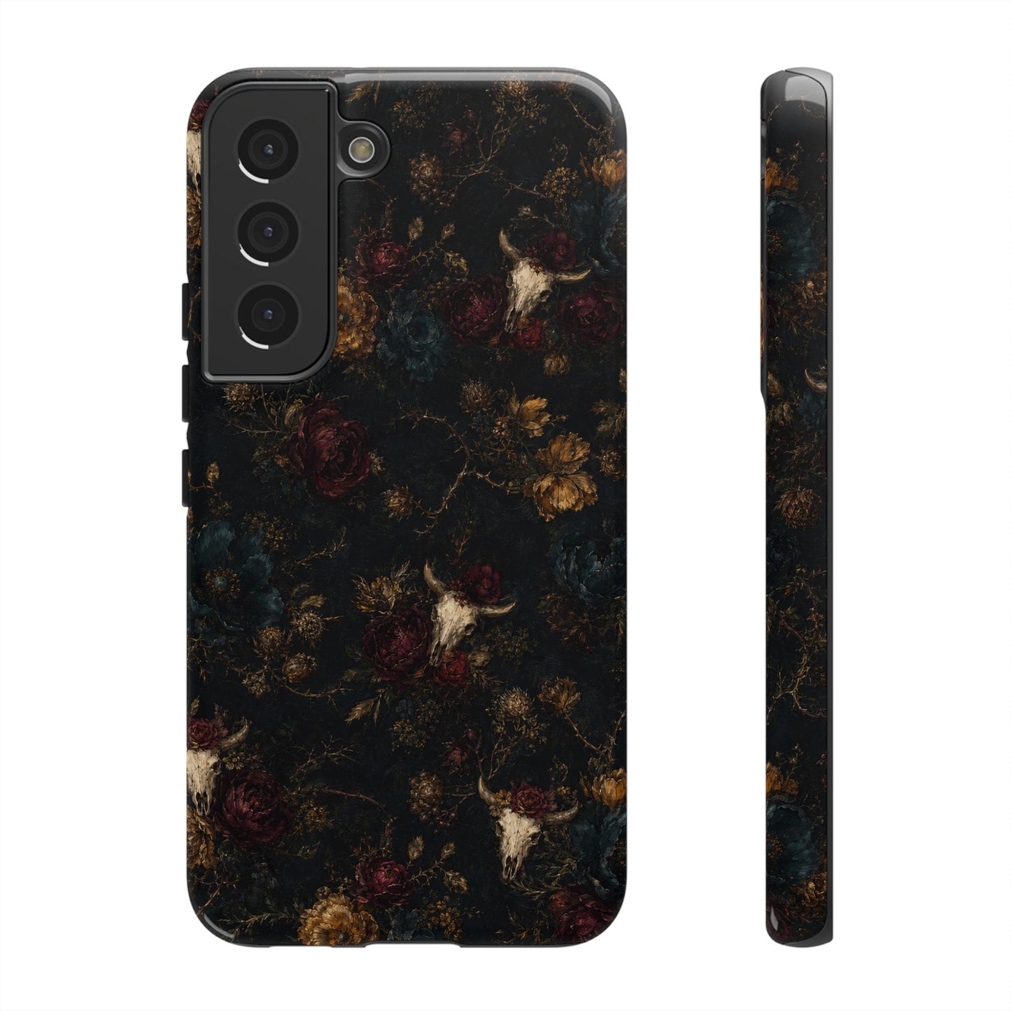 Bull Skull Bloom Tough Case
