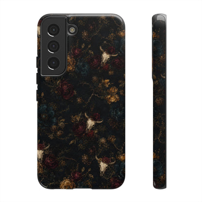 Bull Skull Bloom Tough Case