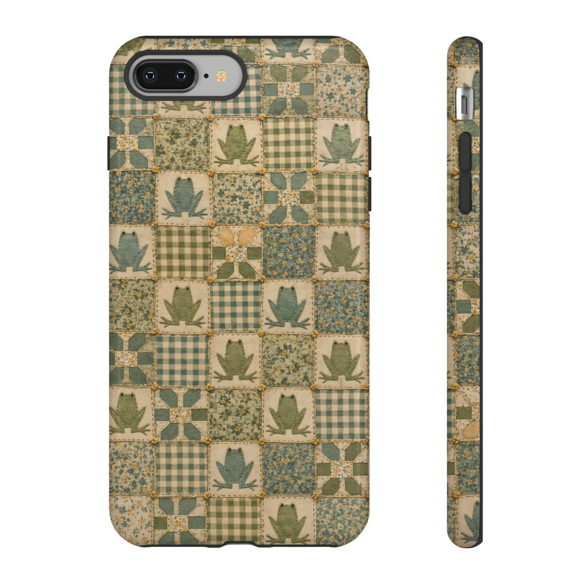 Frog Quilt Tough Case