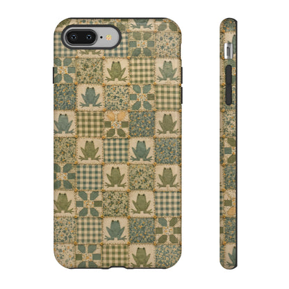 Frog Quilt Tough Case
