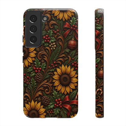 Christmas Sunflowers Tough Case