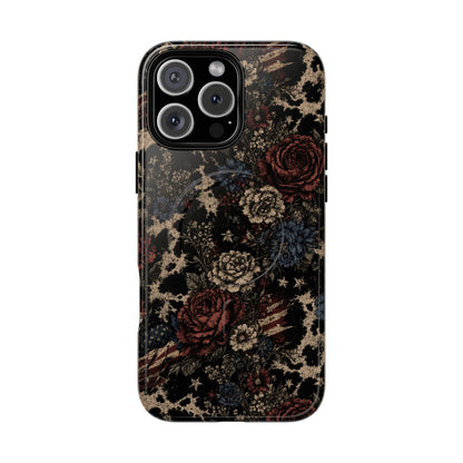 USA Cowhide Bloom Magnetic Case
