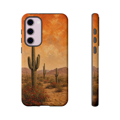 Sunset Cacti Tough Case