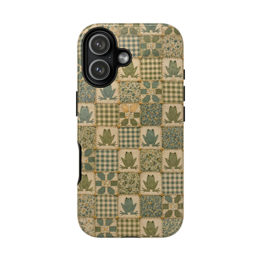 Frog Quilt Tough Case