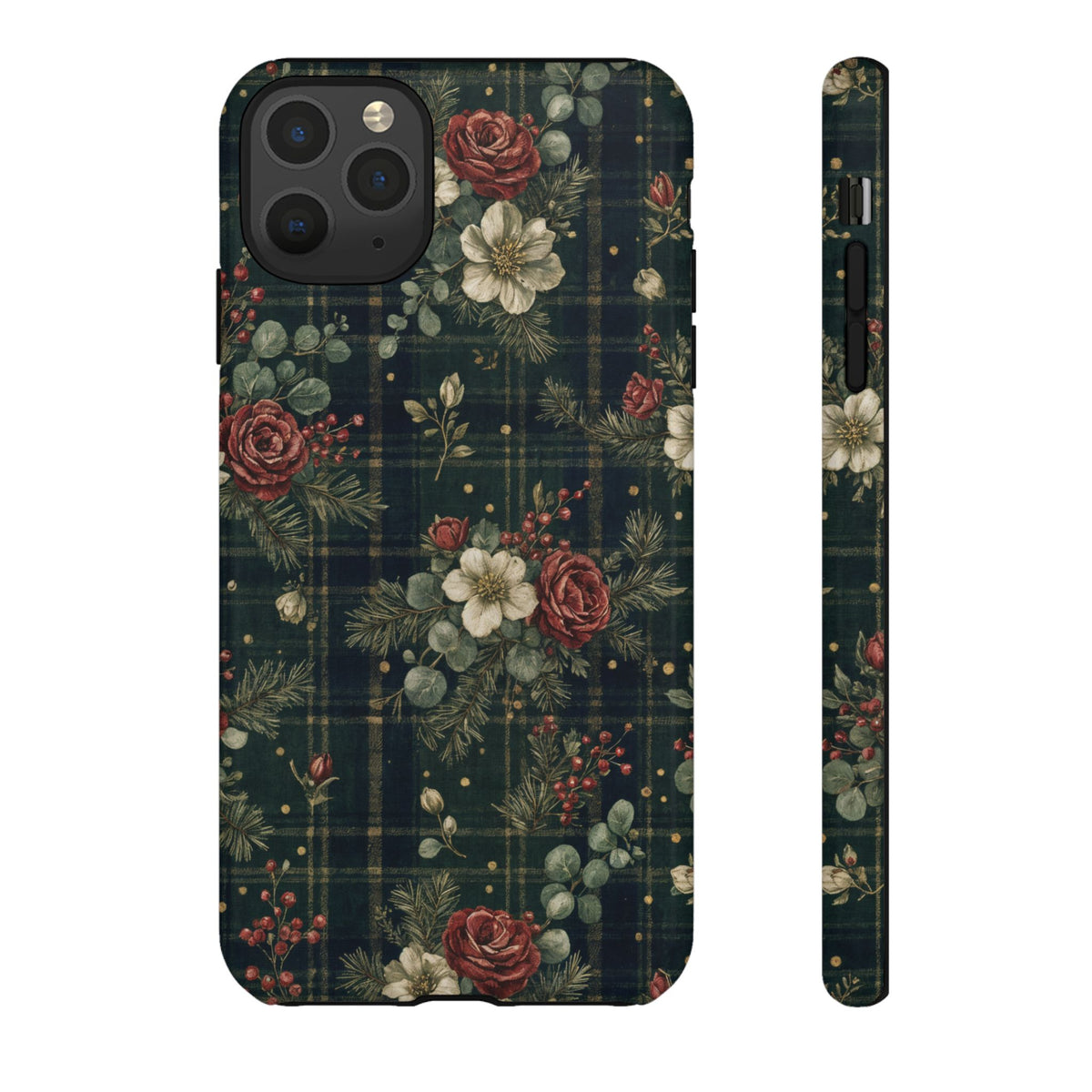 Tartan Roses Tough Case