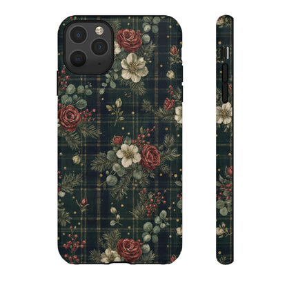 Tartan Roses Tough Case