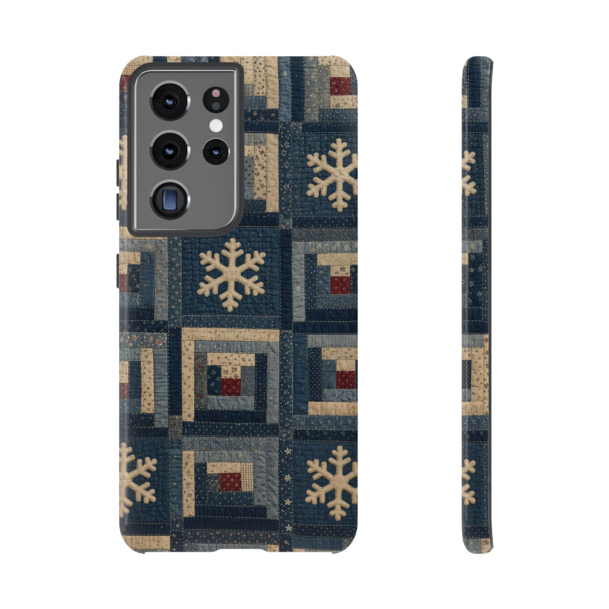 Snowflake Quilt Tough Case