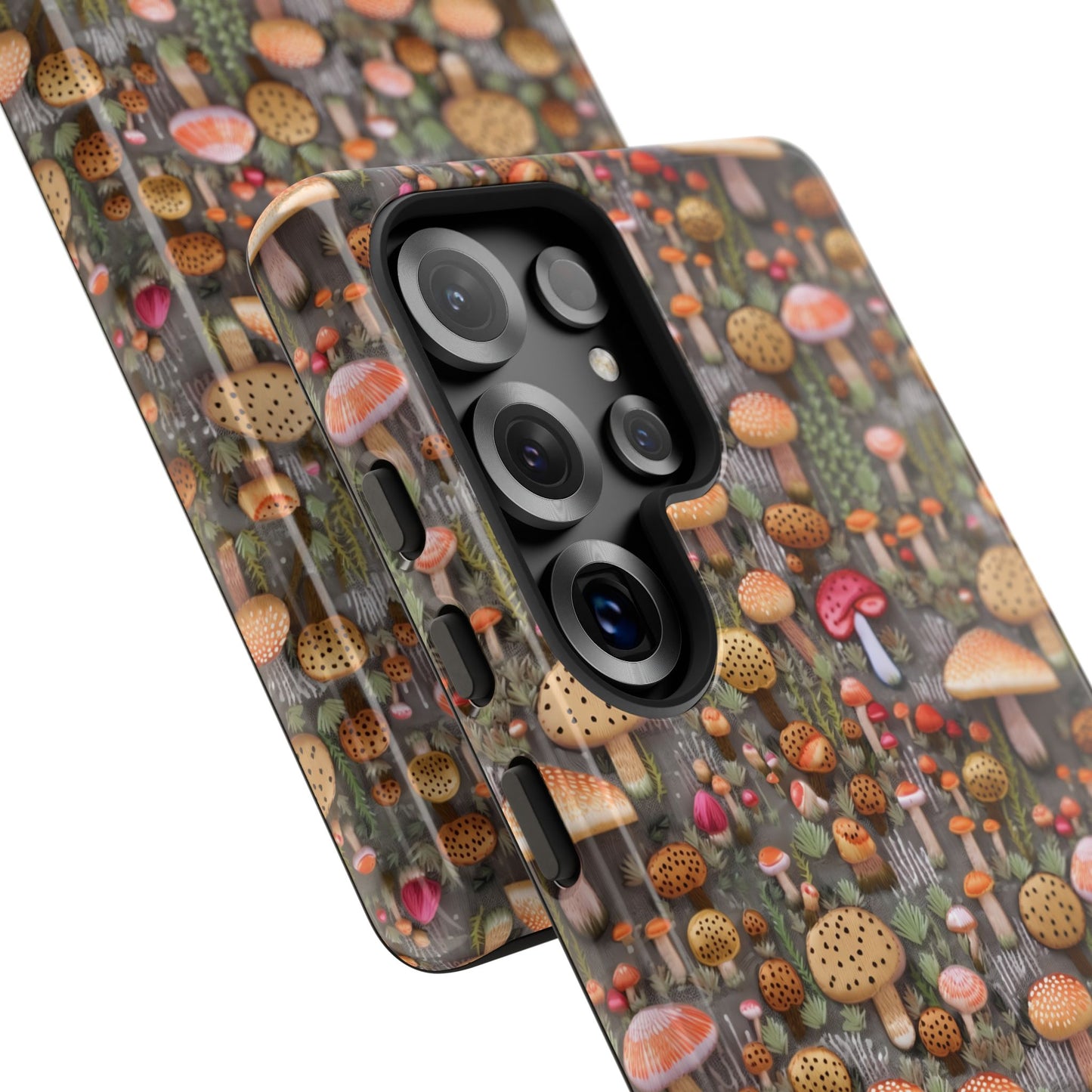 Pink Mushroom Tough Phone Case