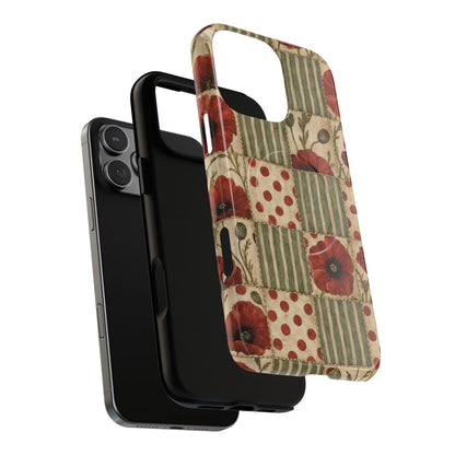 Poppy Patchwork Magnetic Case