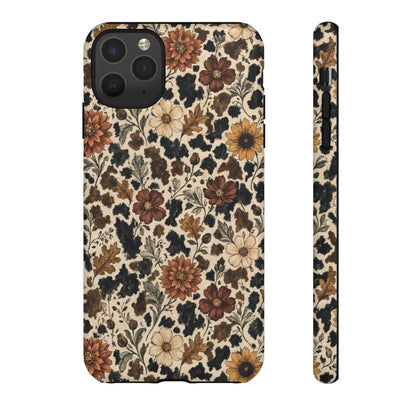 Autumn Cowhide Bloom Tough Case
