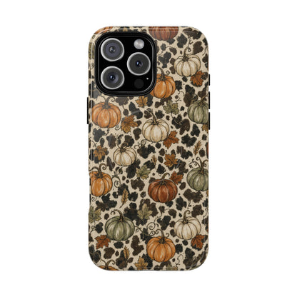 Cowhide Pumpkin Patch Magnetic Case