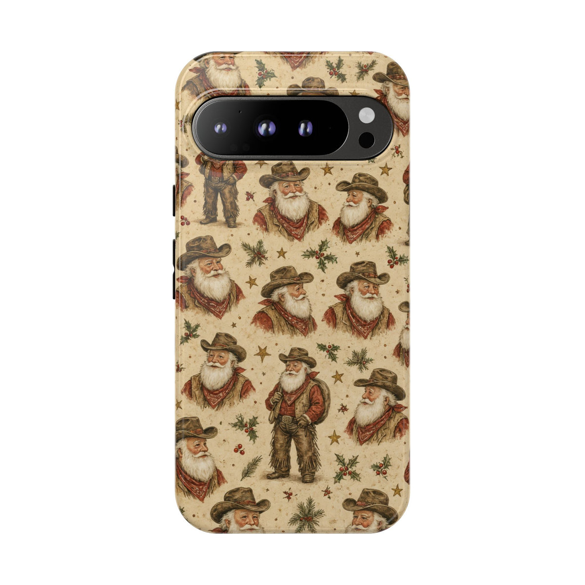 Cowboy Santa Portraits Tough Case