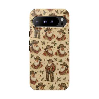 Cowboy Santa Portraits Tough Case