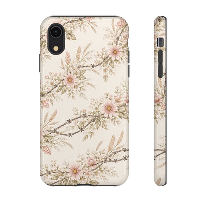 Floral Barbed Wire Tough Case