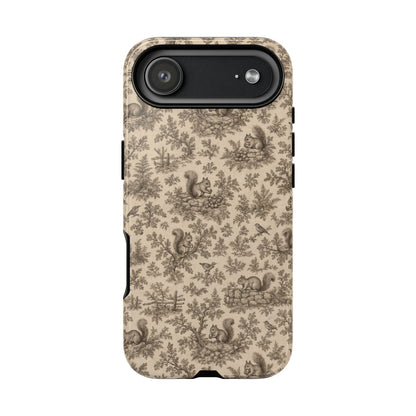 Squirrel Toile Tough Case