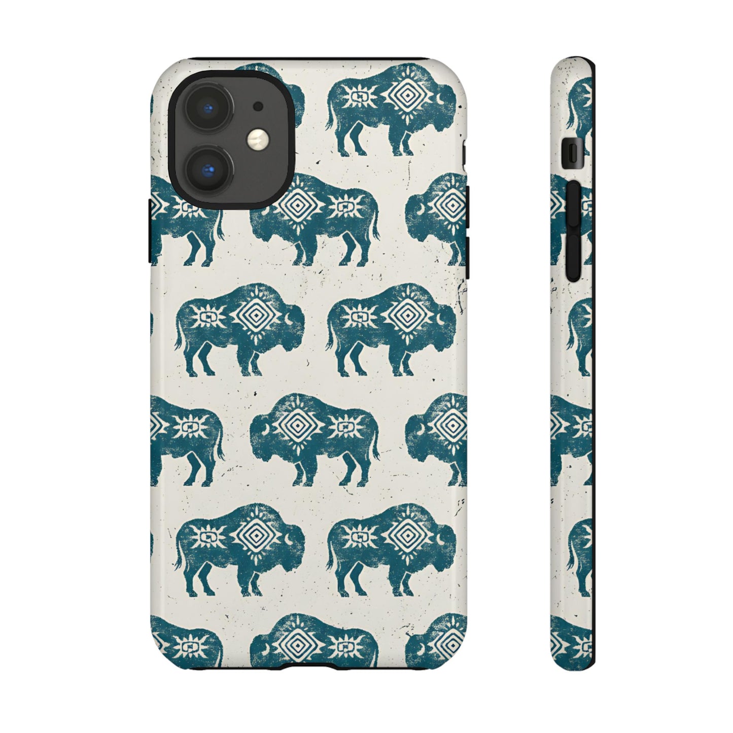 Teal Aztec Buffalo Tough Case