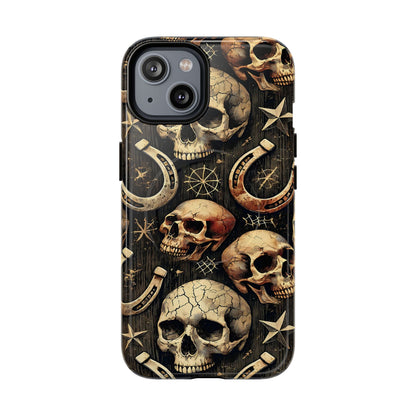 Skulls Horseshoes Dark Magnetic Case