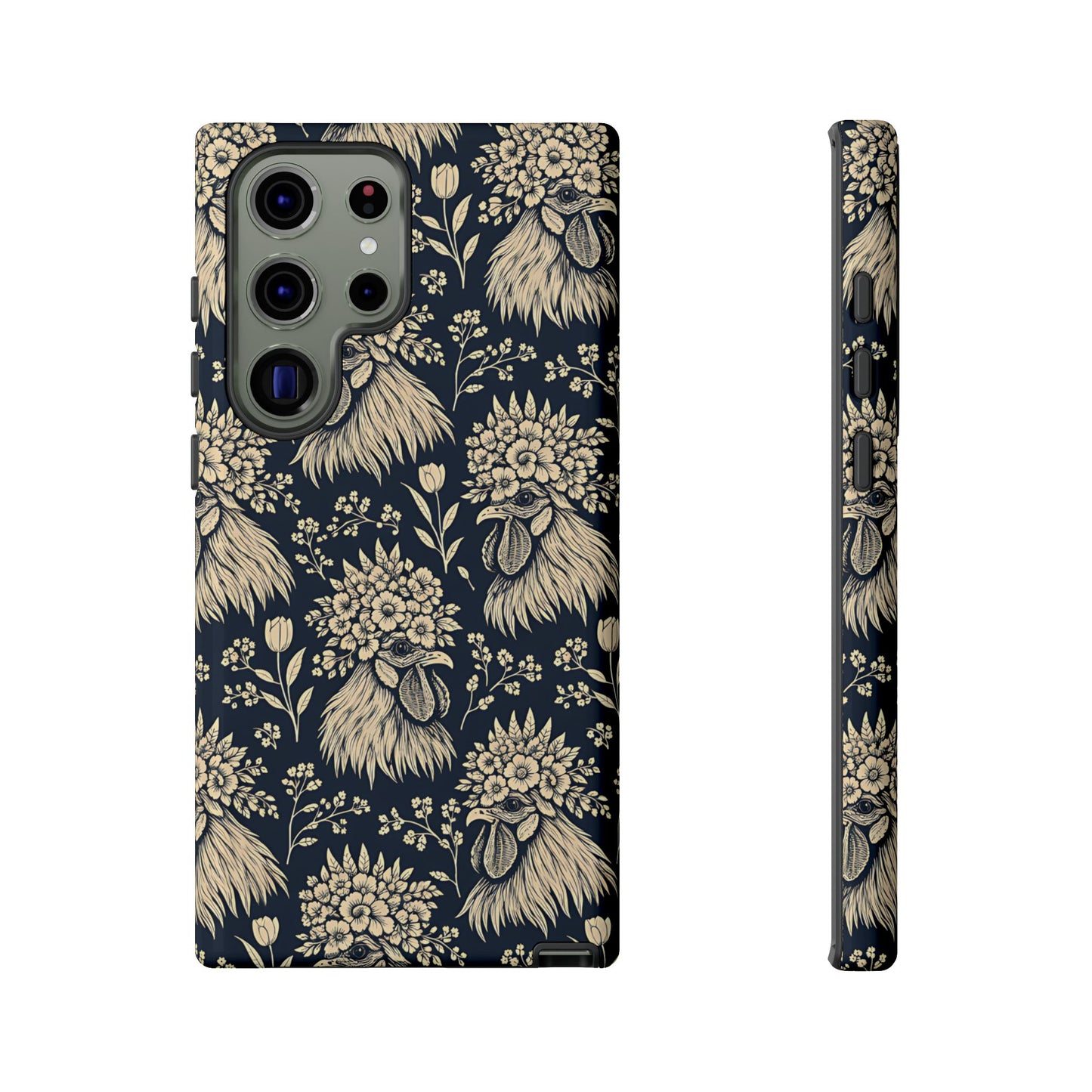 Floral Rooster Tough Case