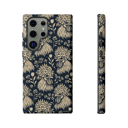 Floral Rooster Tough Case