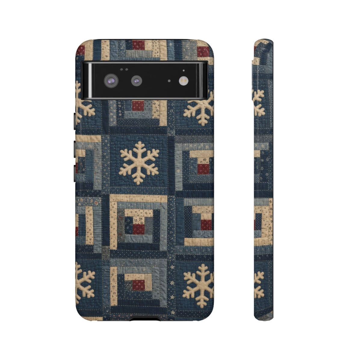 Snowflake Quilt Tough Case