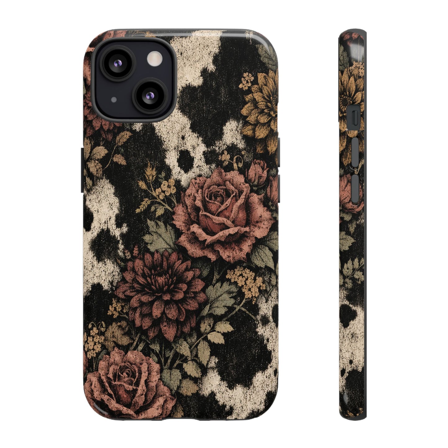 Cowhide Bloom Tough Case