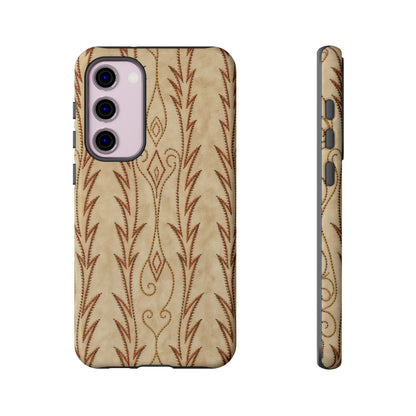 Boot Stitch Cream Tough Case
