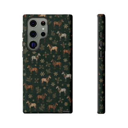 Evergreen Horses Tough Case