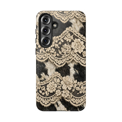 Cowhide Lace Tough Case
