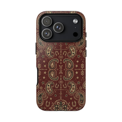 Burgundy Bandana Tough Case
