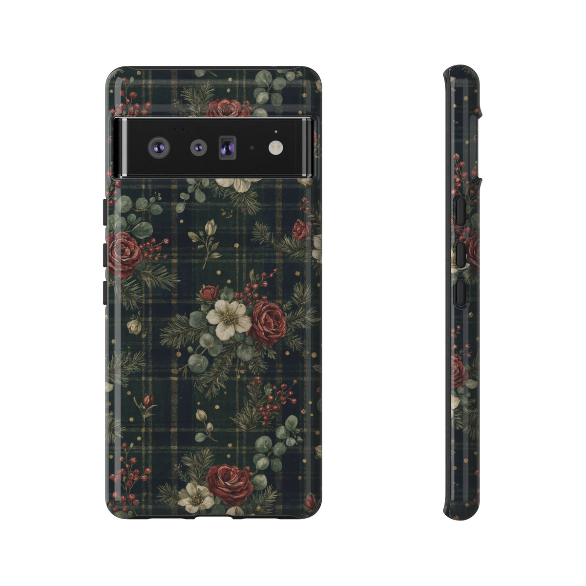 Tartan Roses Tough Case