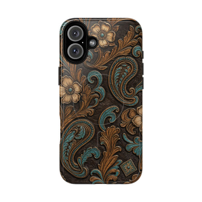 Tooled Paisley Magnetic Case