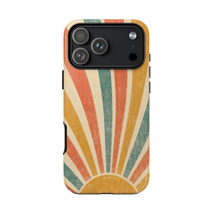 Retro Sun Rays Tough Case