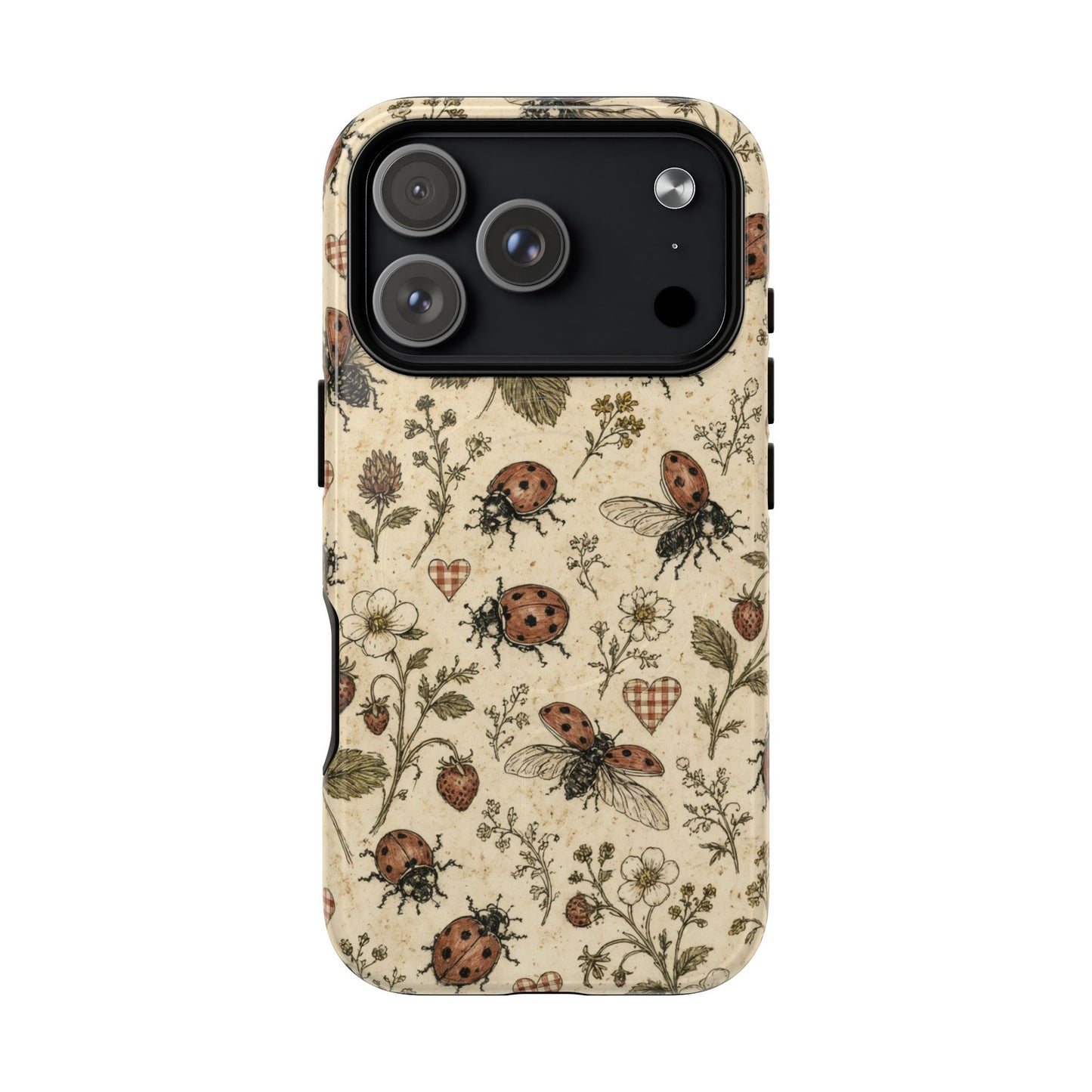 Cottage Ladybug Magnetic Case