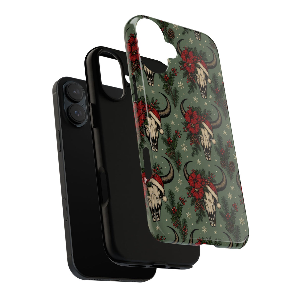 Santa Bull Skulls Tough Case