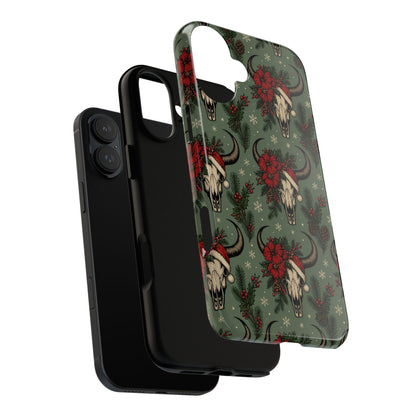 Santa Bull Skulls Tough Case