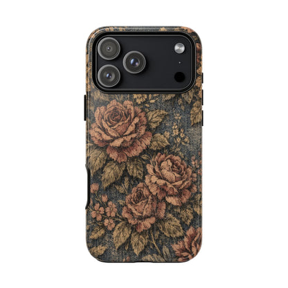 Denim Blooms Tough Case