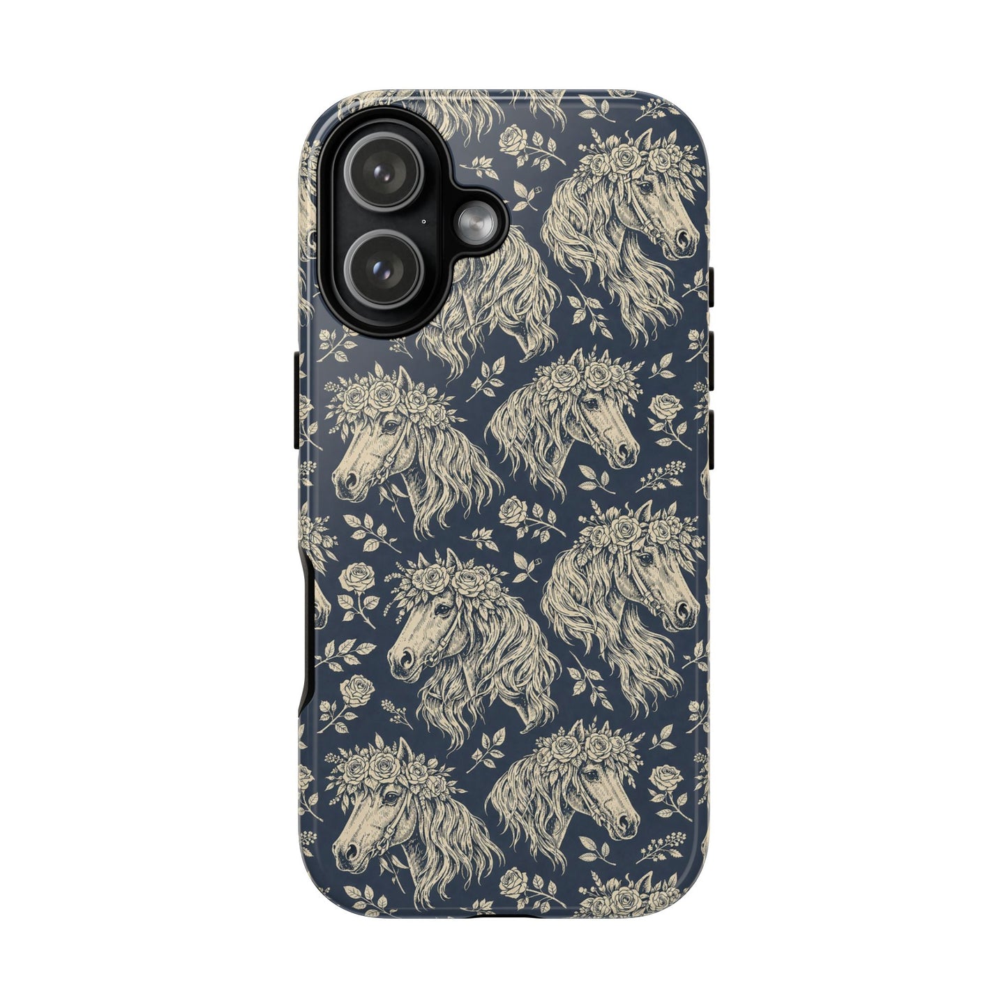Floral Horses Tough Case