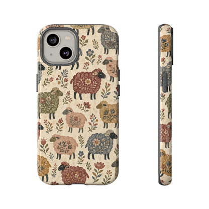 Folk Sheep Tough Case