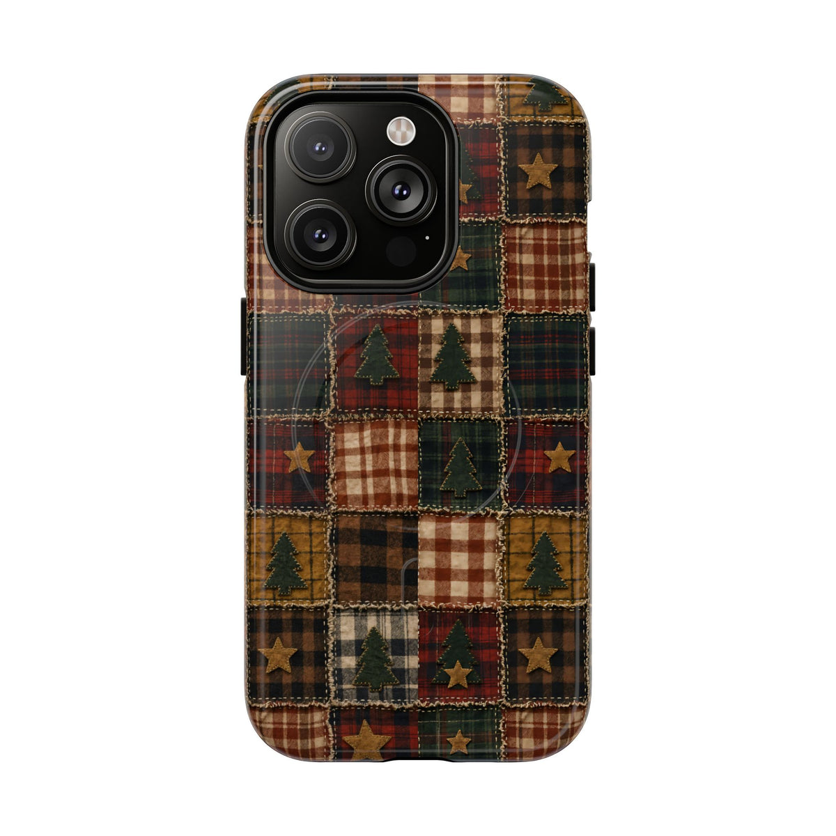 Christmas Rag Quilt Magnetic Case