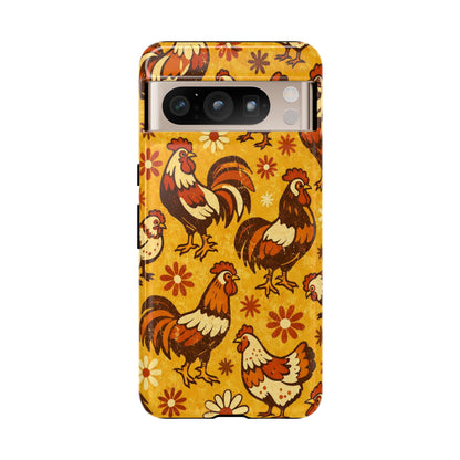 Retro Chickens Tough Case