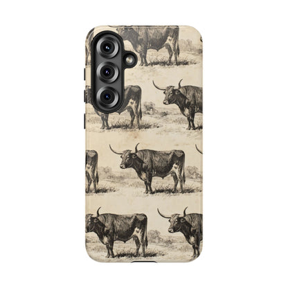 Vintage Longhorns Tough Case