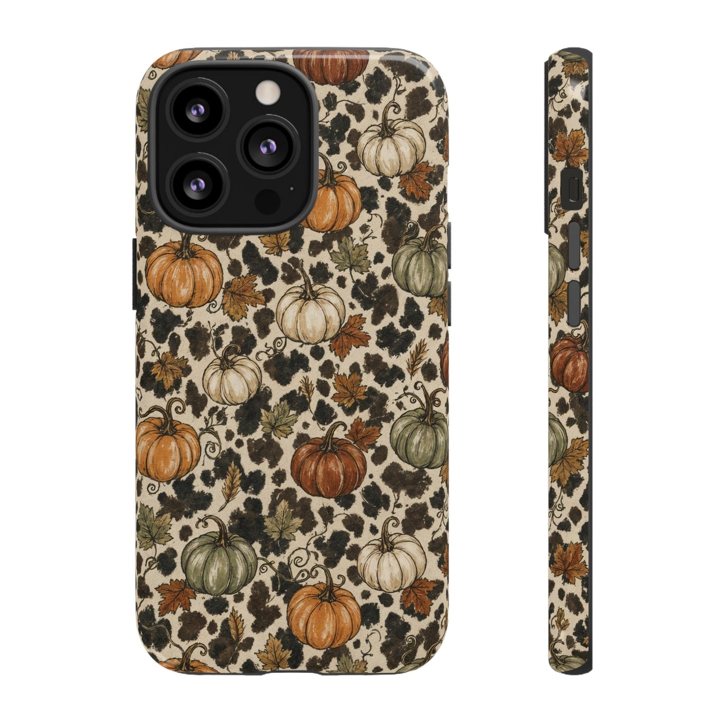 Cowhide Pumpkin Patch Tough Case